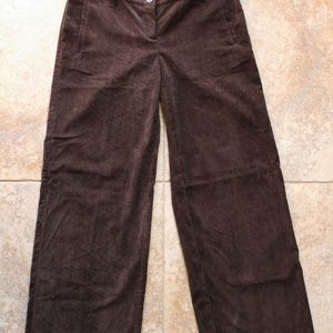 MICHAEL KORS Wide Leg High Brown Corduroy Pants